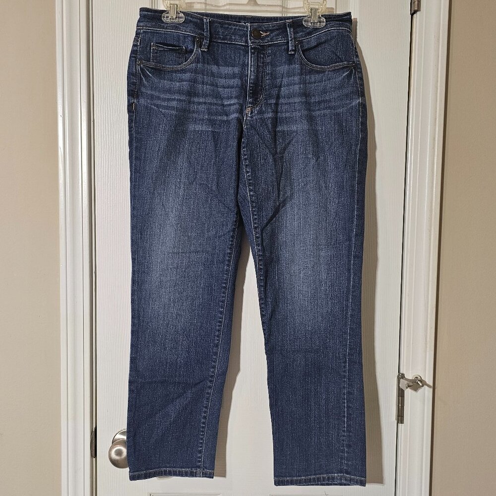 Ann‎ Taylor Loft Curvy Cuffed Crop Jeans - 30x26.5
